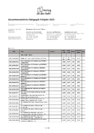VadR Pädagogik Gesamtverzeichnis