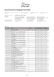 VadR Pädagogik Gesamtverzeichnis